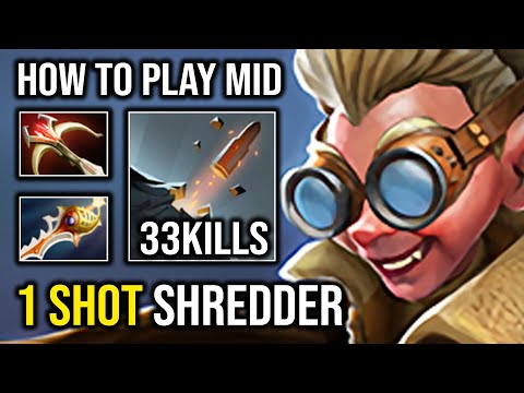 How to Solo Mid Snapfire With 1 Shot Multi Shred Insane Hit Like a Truck Dota 2