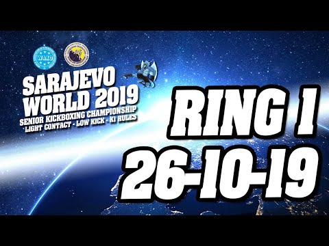 WAKO World Championships 2019 Ring 1 26/10/19