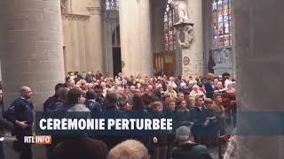 Catholics removed from their cathedral by police for praying the Rosary during Ecumenical service