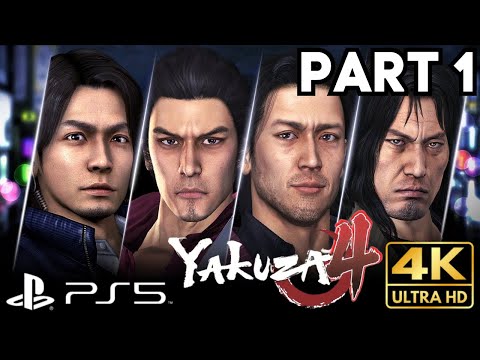 Yakuza 4 Remastered Gameplay Walkthrough Part 1 | PS5 PS4 | 4K HDR (No Commentary Gaming)