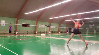 BADMINTON TECHNIQUE #3 - FOREHAND OFFENSIVE CLEAR