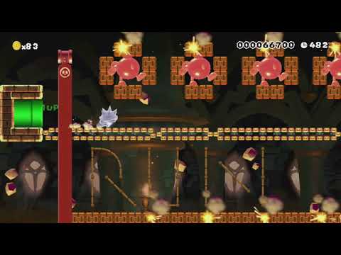 Glitch! ~ 爽快！ダッシュマリオ11 keep run by サブ　りょんりょん - Super Mario Maker - No Commentary 1bn