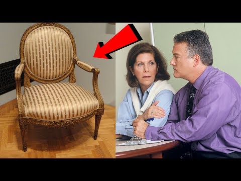 Hace 10 años compraron un silla por 6 dólares y no te imaginas lo que encontraron dentro Video