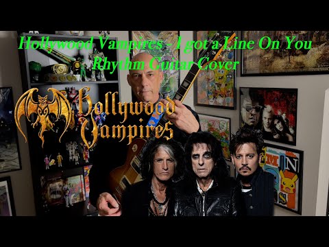 I got a line on you - Rhythm Guitar Cover - Hollywood Vampires
