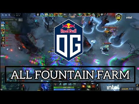OG's ALL Fountain Farming | Dota 2 Highlights