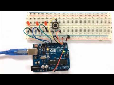 Arduino Tutorial - Turn LED ON/OF using Pushbutton