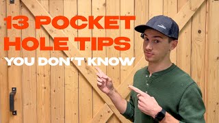 13 Pocket Hole Tips for Beginners