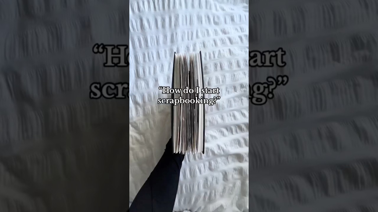 How Do I Start Scrapbooking? 🖌️ Basic Supplies for Beginners #shorts  #scrapbookingtips