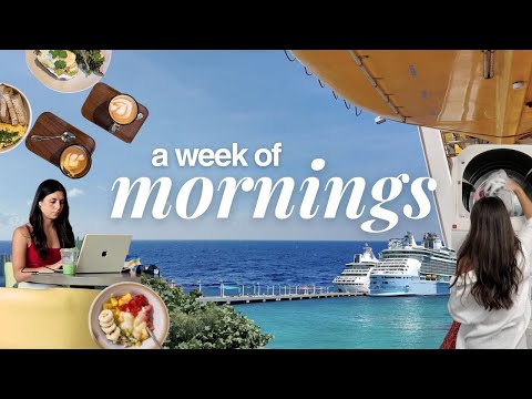 My Mornings Working on a Cruise Ship