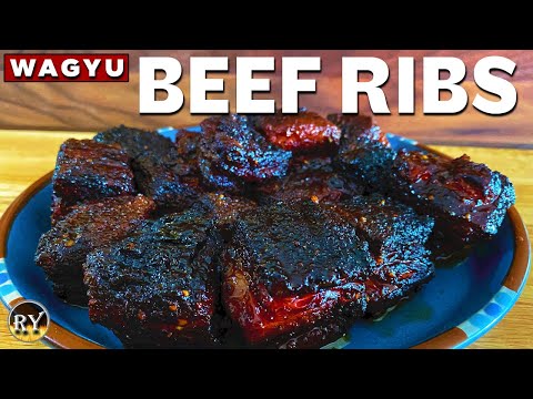 Boneless Wagyu Beef Rib Burnt Ends Smoked On The Pit...