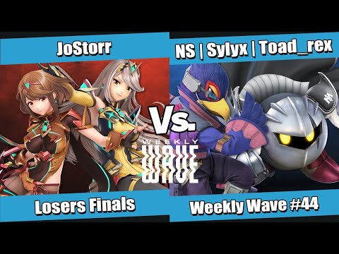 Weekly Wave #44 Losers Finals - JoStorr (Aegis) vs NS | Sylyx | Toad_rex (Falco, Meta Knight)