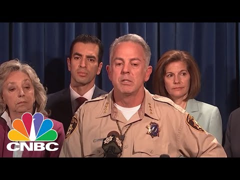 Police Body Cam Footage Shows Chaos During Las Vegas Shooting | CNBC