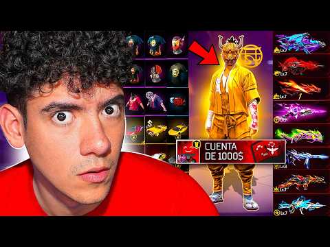 COMPRÉ una CUENTA de FREE FIRE de 1000 DÓLARES y ME IMPACTÓ 😱 - TheDonato