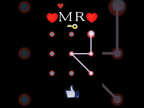 MR pattern lock🔐#Teri baaton mein aisa uljha jiya song#shorts#