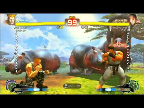 SSF4 Rank Match  ACE E I RI N (GU)  vs  AirGen2009825 (RY)