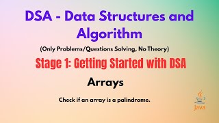 Download the video "Arrays - Check if an array is a palindrome."