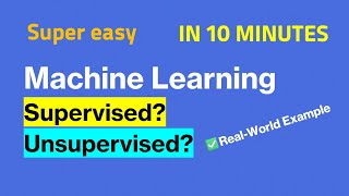 Download the video "Supervised vs Unsupervised Learning Explained with Real-World Examples | ML for Beginners | in 9min"
