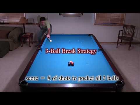 3-Ball Pool Break Strategy and Tips - How to Make a Ball and Score Low