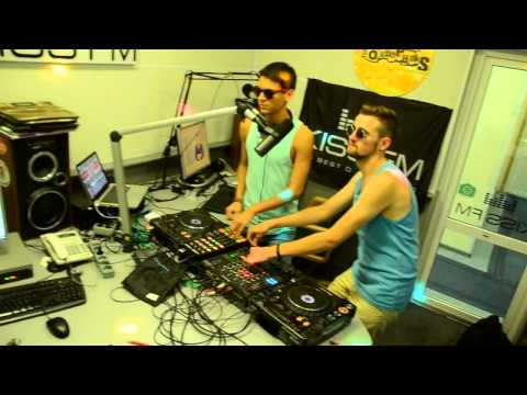 The Chmil,Vlad N,Artem Neba@"Eklektica" KISS FM Studio Kiev,Ukraine (Summer 2013)