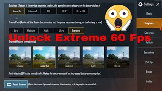 How to unlock extreme frame rate on iPhone - 60fps pubg iPhone