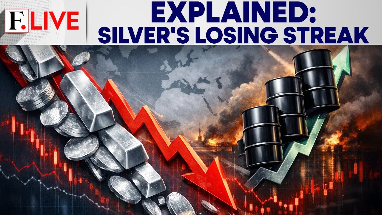 Silver Prices Fall Despite War Amid Rate Cut Doubts, Rising Oil Prices | Firstpost Live | N18G
