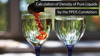 Excel Calculation of Density of Pure Liquids by the PPDS Correlation