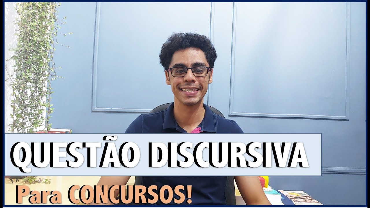COMO FAZER UMA QUESTÃO DISCURSIVA | PASSO A PASSO PARA FAZER UMA DISCURSIVA NOTA 10 EM CONCURSOS!!!