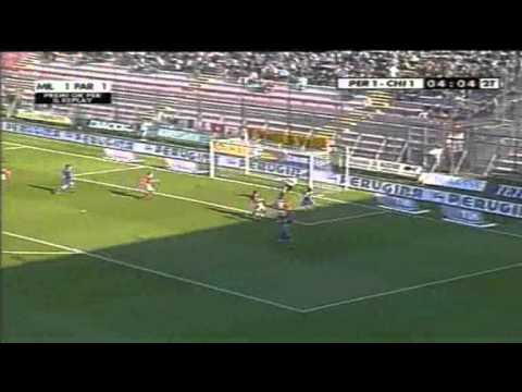 Serie A 2001-2002, day 29 Perugia - Chievo 2-2 (2 Corradi, Bazzani, Milanese)