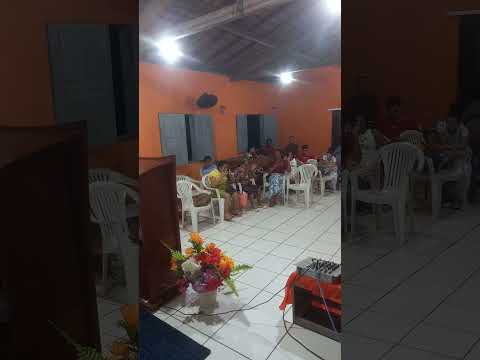 Arleson louvando a Deus na igreja. Monte horebe Axixá Maranhão
