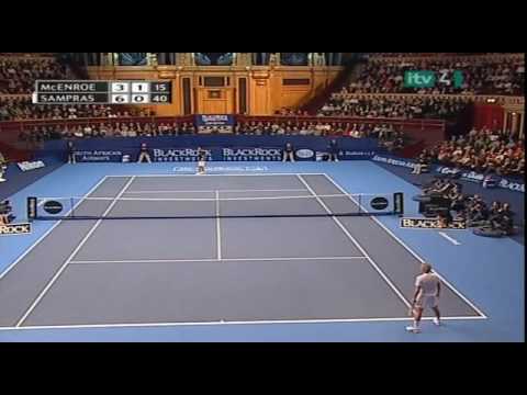 BlackRock Masters Tennis 2008 RR Sampras vs McEnroe (4/7)