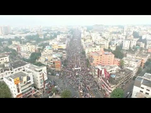 Maha Rudrabhishekam at RK Beach Road in Visakhapatnam,Vizagvision....
