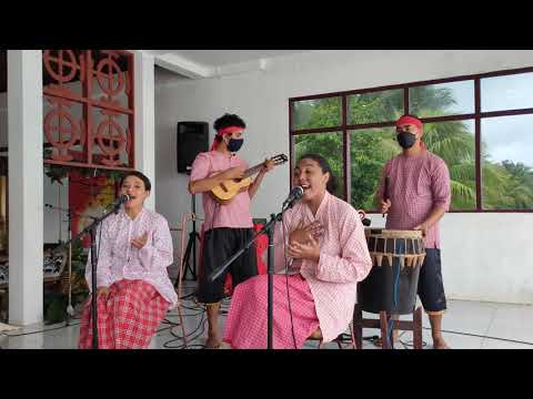 MALUKU TANAH PUSAKA (Cover) Febiolla Abrahams & Grace Huwae Mini Guitar dan Tifa #livestreaming