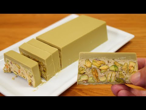 TORRONE AL PISTACCHIO Ricetta veloce con torrone vero
