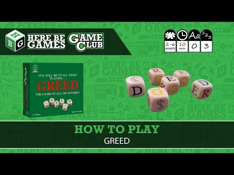 How to play Greed