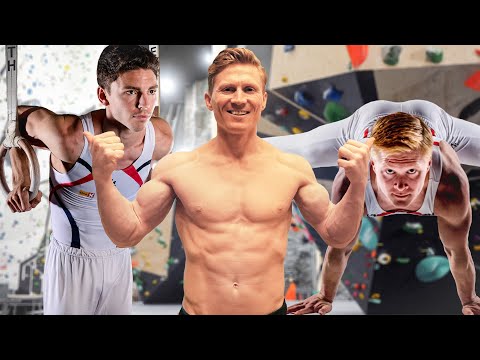 Pro Gymnast Tries Climbing