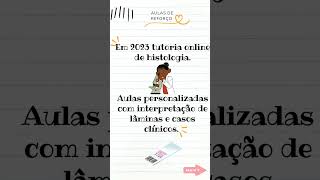 Olha a primeira novidade aí pessoal! Tutoria de histologia!!