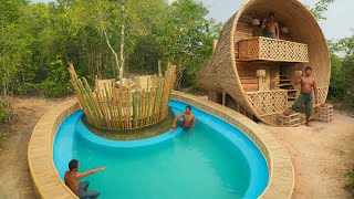 Top 3 Building Private Bamboo Villa And Millionaire Swimming Pools