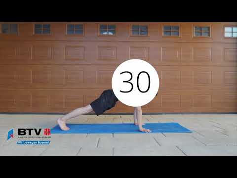 Wir bewegen Bayern - BTV- Olympischer Turnsport Mittelkörpertraining mit Leo Kühl