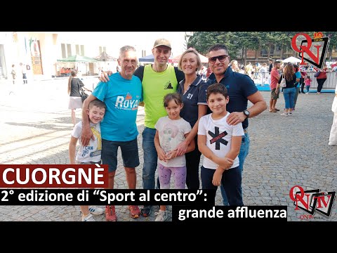 CUORGNÈ - 2° edizione di "Sport al centro": grande affluenza