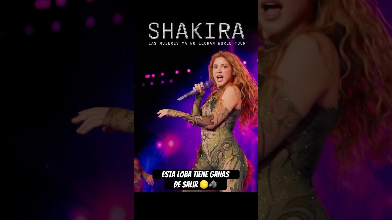 THE ULTIMATE SHE WOLF... 🌕🐺 ¡Nuestra diosa licántropa SHAKIRA rompiendo la jaula! #Shakira #Shorts