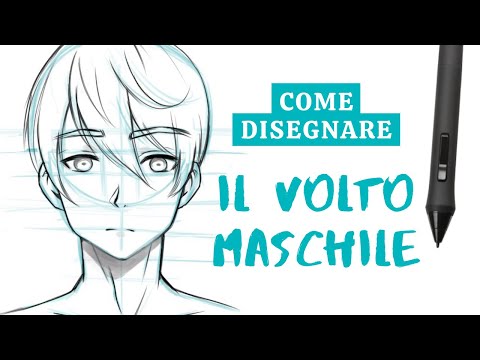 Come disegnare manga - Disegnare un volto maschile