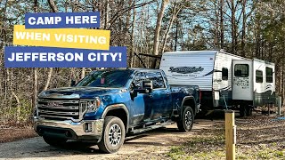 Binder Park Jefferson City - Campground REVIEW + DRIVE THROUGH - City Park Camping In Missouri