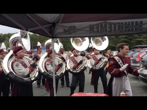 UMass Marching Band Plays Tailgate