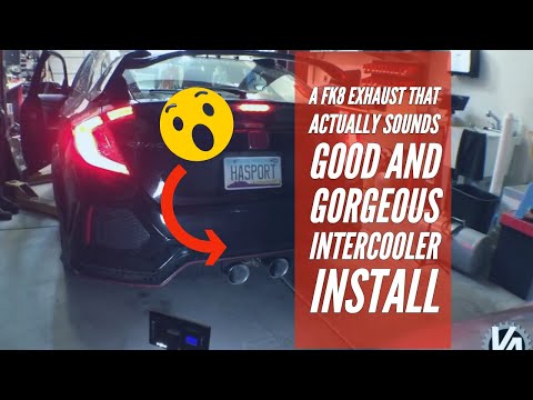 Civic Type R Greddy SP Exhaust and PRL Intercooler install