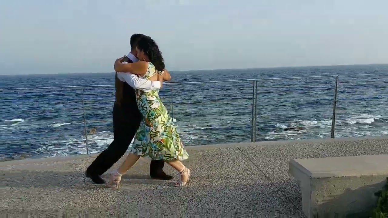 Tristeza Marina, Carlos Di Sarli, Edwin Espinosa y Alexa Yepes. Bordighera Italia.