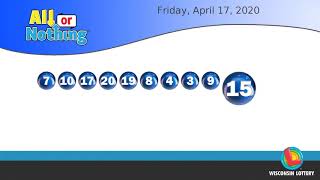 WI Lottery DailyLotto 04/17/2020