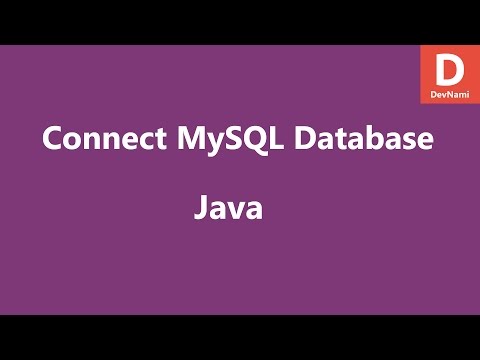 Connect to MySQL Database in Java