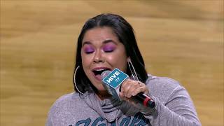 Brooke Simpson sings The National Anthem | Charlotte Hornets
