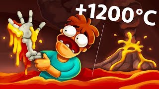 What If You Spend 1 Nanosecond In The Volcano?