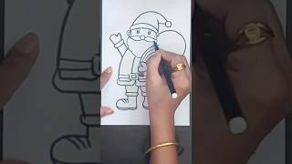 Santa claus Drawing,Christmas #trending #drawing  #ytshort#short#viral#shorts #ytshorts #easydrawing